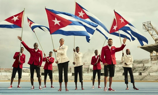 Christian Louboutin为古巴代表设计的队服