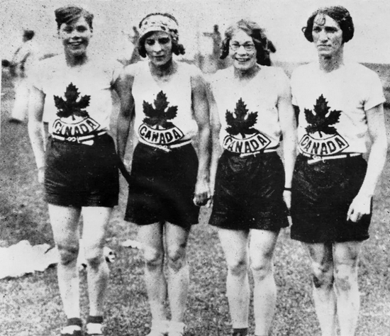 参加阿姆斯特丹奥运会的加拿大女运动员